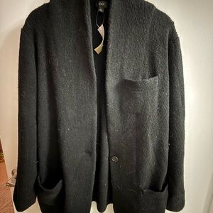 J. Crew Women's Black Cocoon sweater-blazer
